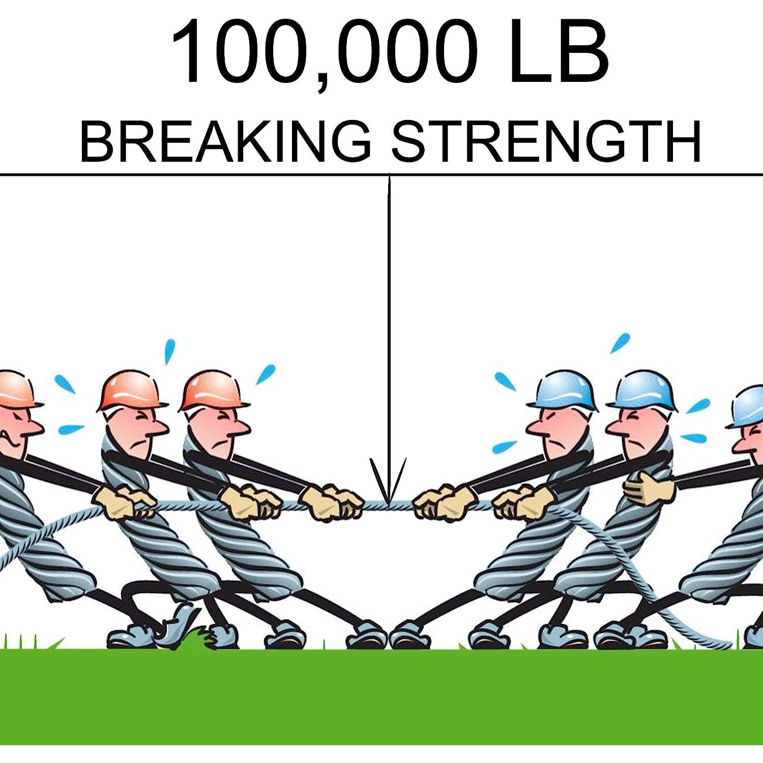 Prograde Off-road Recovery Strap 100,000 Lbs tow rope strength, 30 Foot heavy duty tow strap