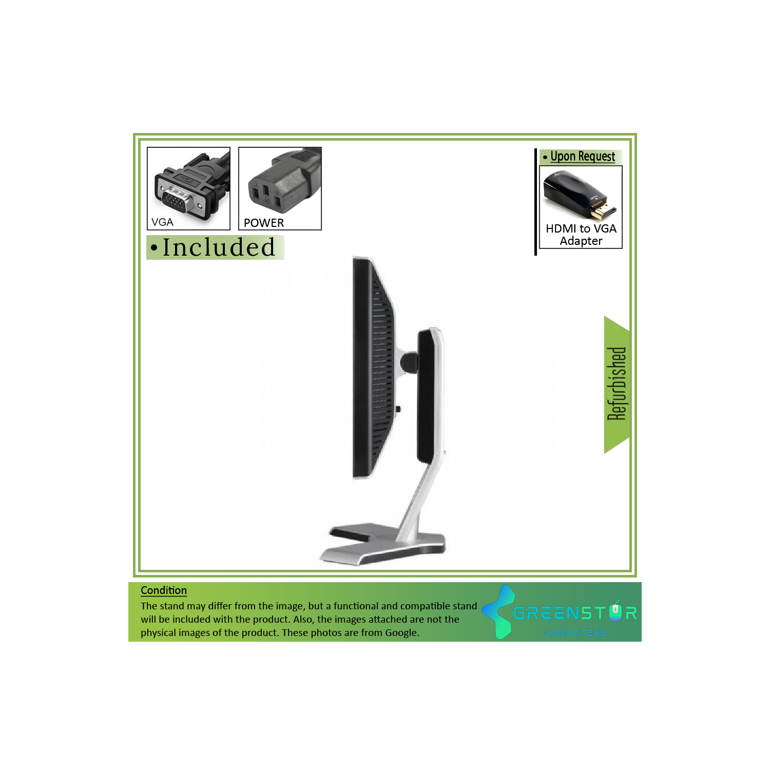 Refurbished(Good) - Dell UltraSharp 1908FP 19" Square 1280x1024 HD+ LCD TN Flat Panel Monitor