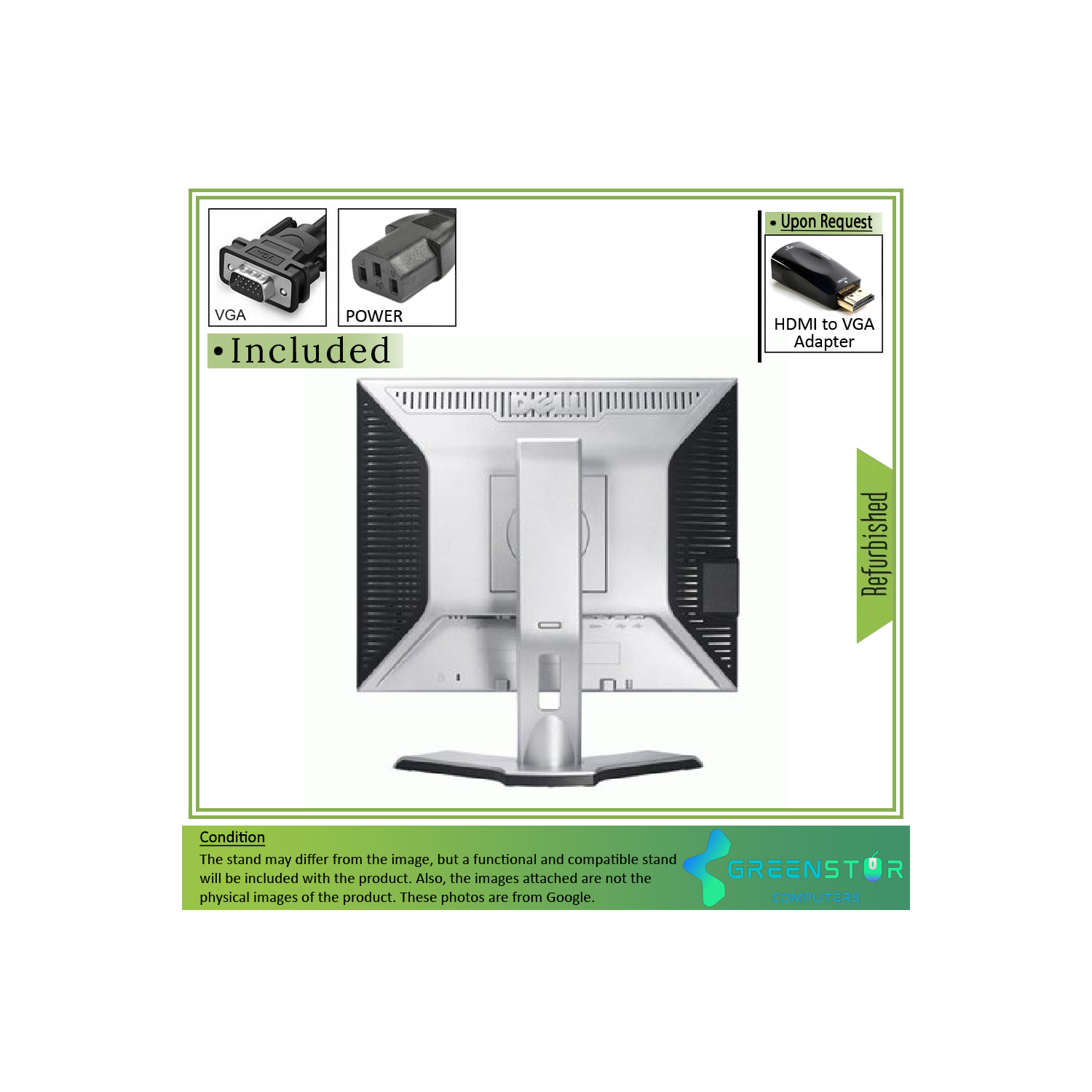 Refurbished(Good) - Dell UltraSharp 1908FP 19" Square 1280x1024 HD+ LCD TN Flat Panel Monitor