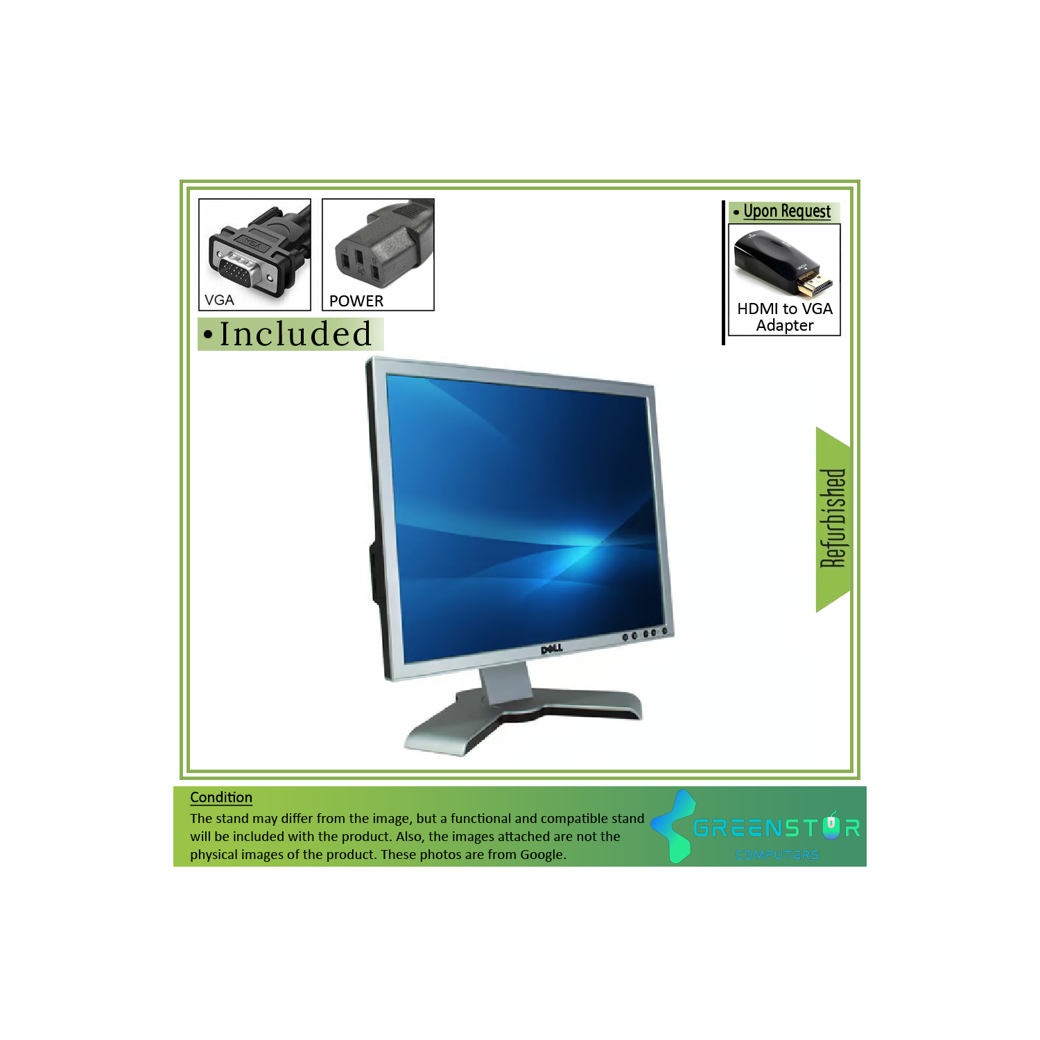 Refurbished(Good) - Dell UltraSharp 1908FP 19" Square 1280x1024 HD+ LCD TN Flat Panel Monitor