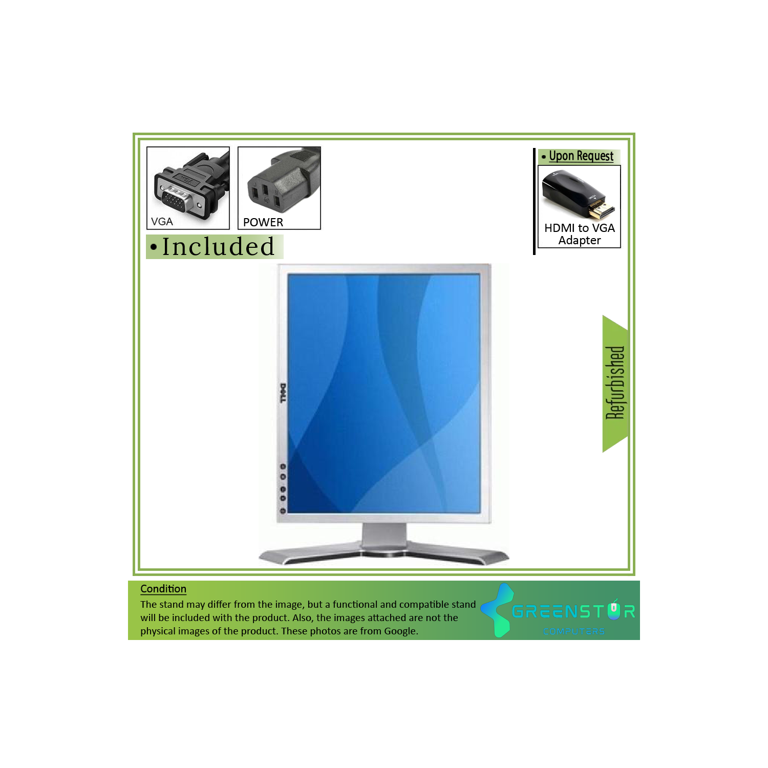 Refurbished(Good) - Dell UltraSharp 1908FP 19" Square 1280x1024 HD+ LCD TN Flat Panel Monitor