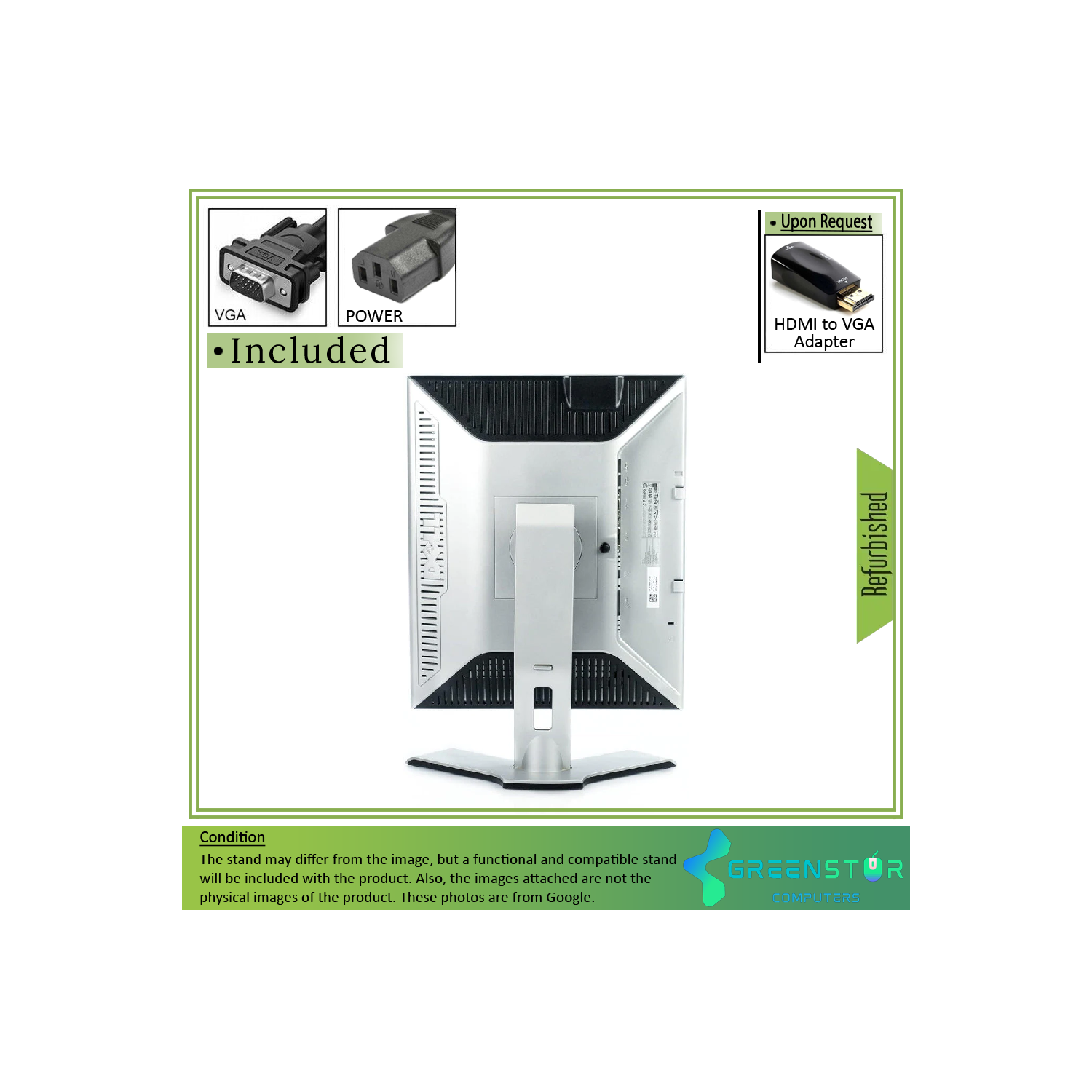 Refurbished(Good) - Dell UltraSharp 1908FP 19" Square 1280x1024 HD+ LCD TN Flat Panel Monitor