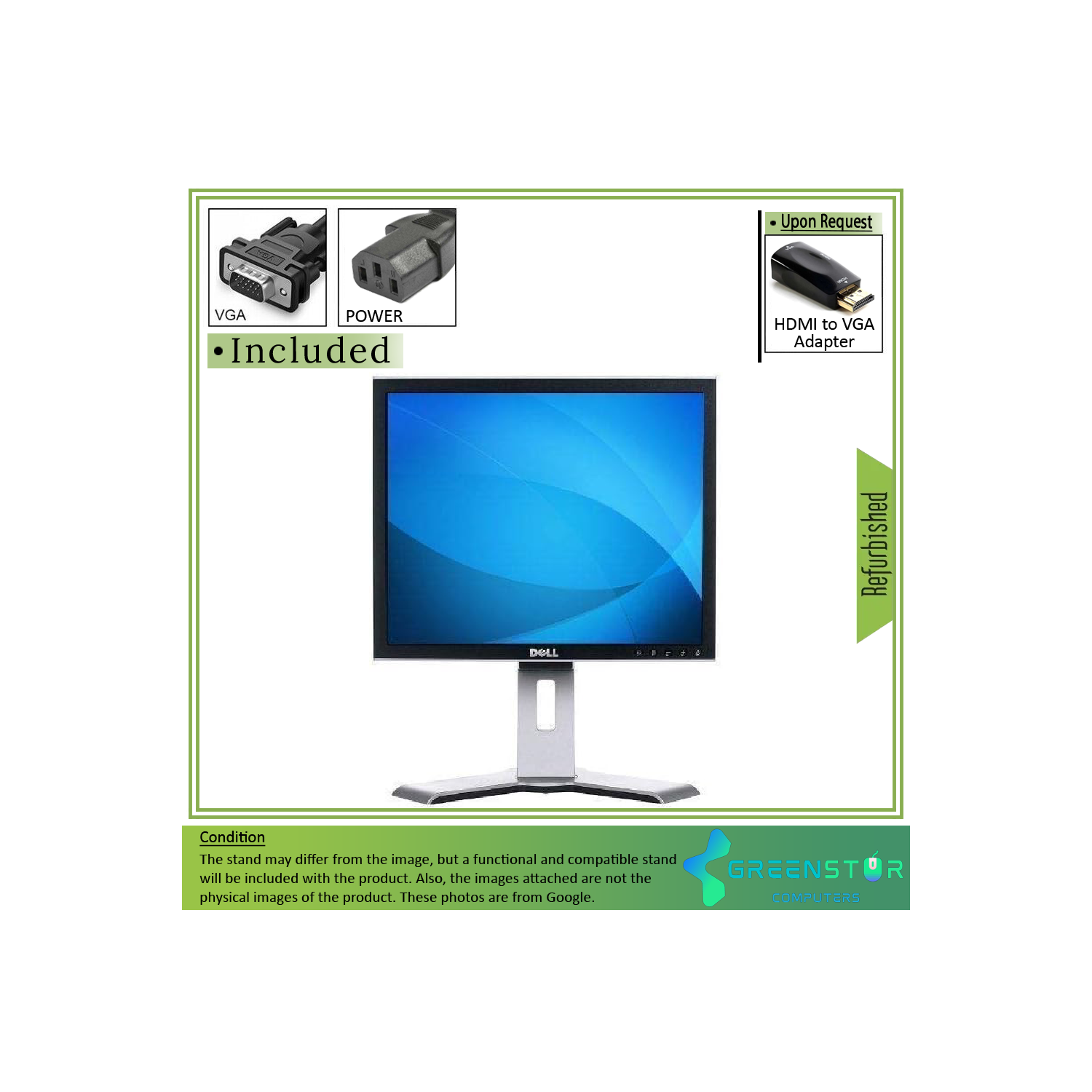 Refurbished(Good) - Dell UltraSharp 1908FP 19" Square 1280x1024 HD+ LCD TN Flat Panel Monitor