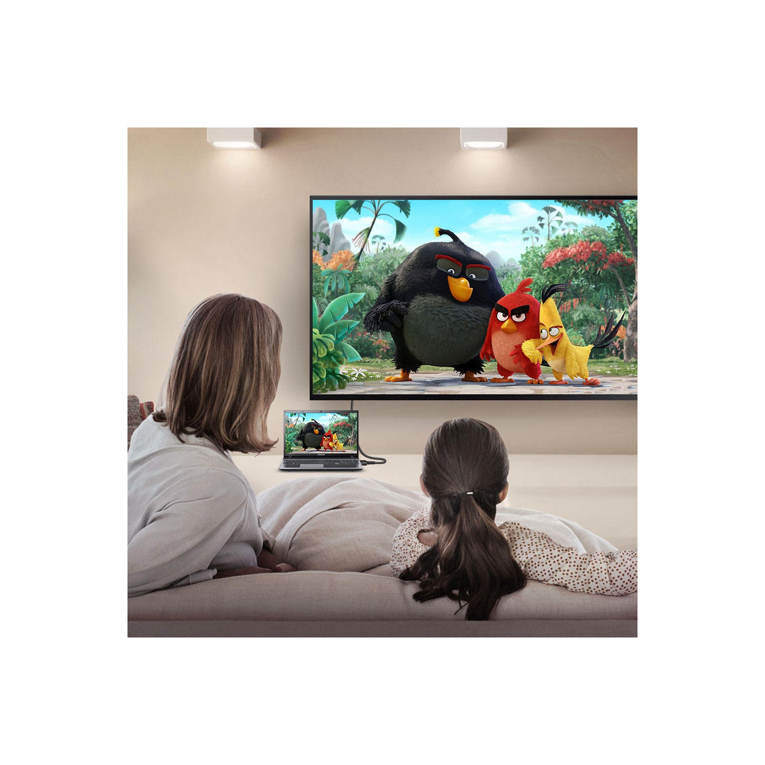 6ft Black DisplayPort to HDMI Adapter Cable M/M