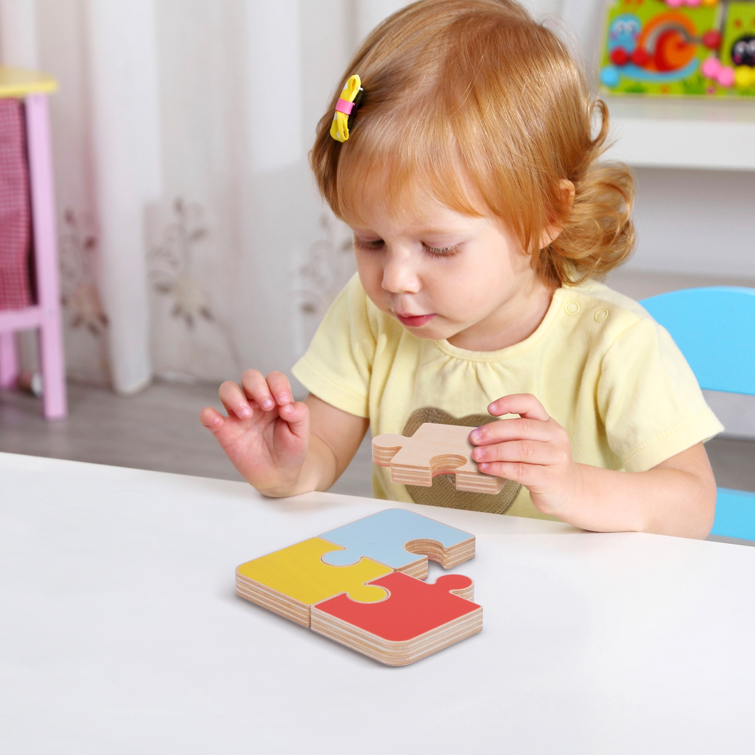 TOOKYLAND Early Learning Toy Bundle - 6 in 1 Box Educational Montessori Play Set; Wooden Toddler Toys 19-24 Months Old