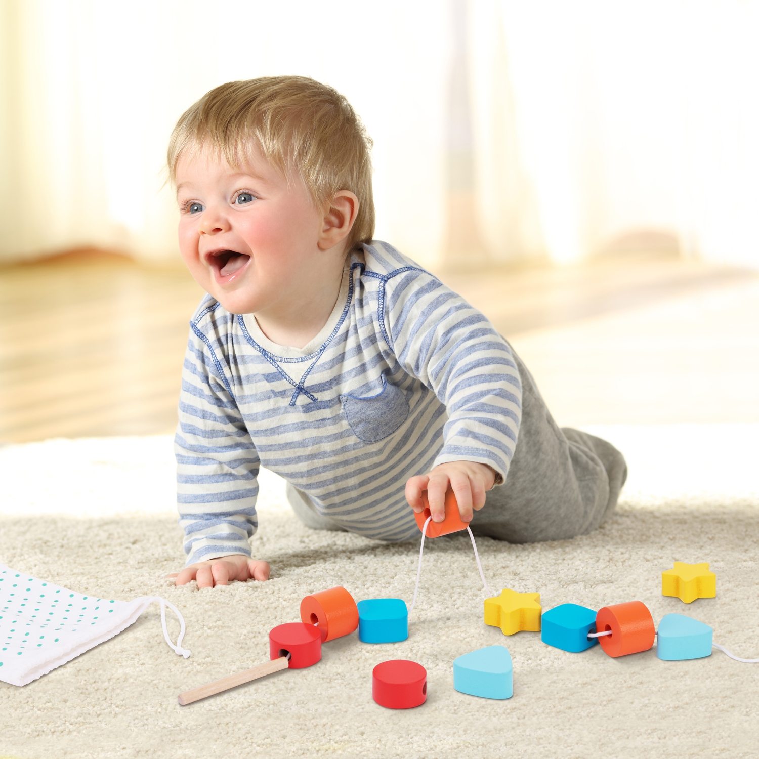 TOOKYLAND Early Learning Toy Bundle - 6 in 1 Box Educational Montessori Play Set; Wooden Toddler Toys 19-24 Months Old