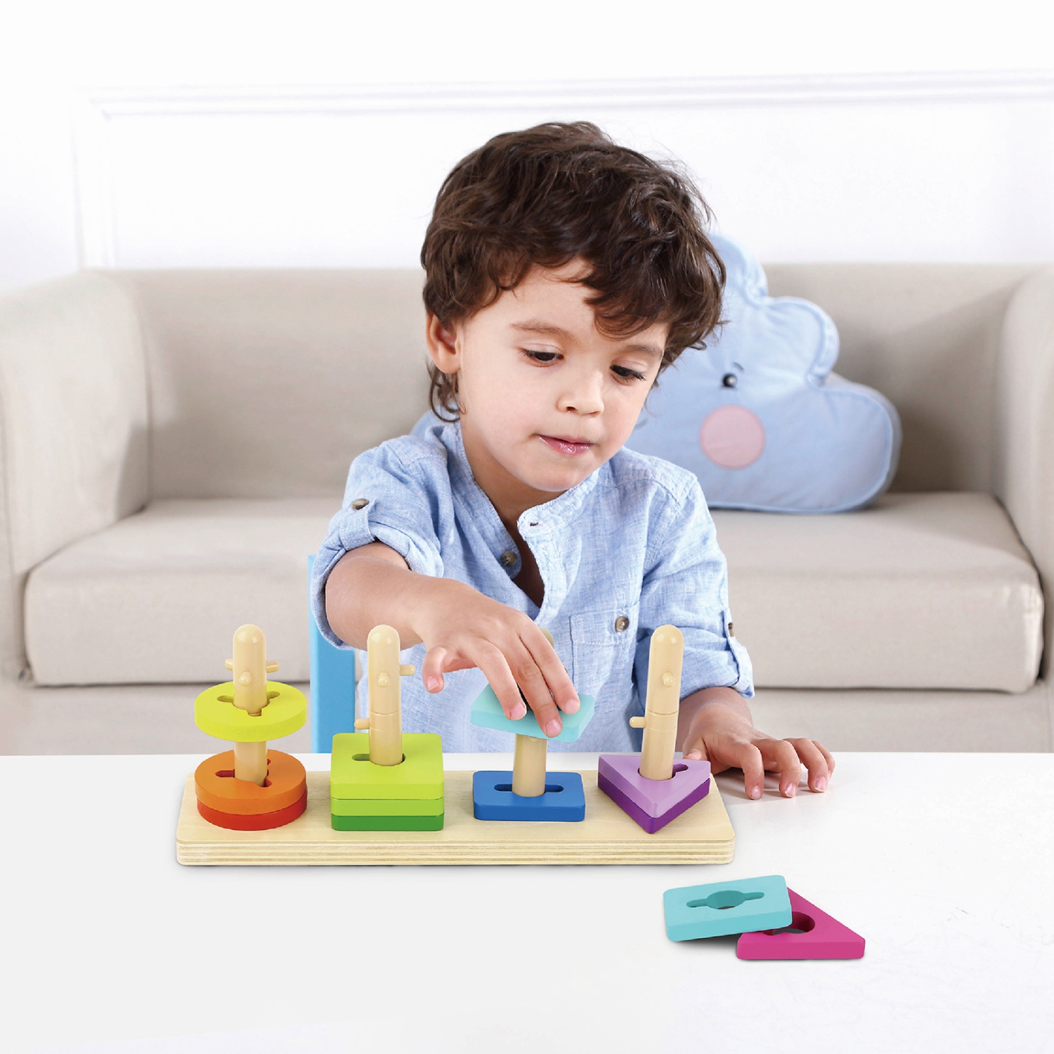 TOOKYLAND Early Learning Toy Bundle - 6 in 1 Box Educational Montessori Play Set; Wooden Toddler Toys 25-36 Months Old