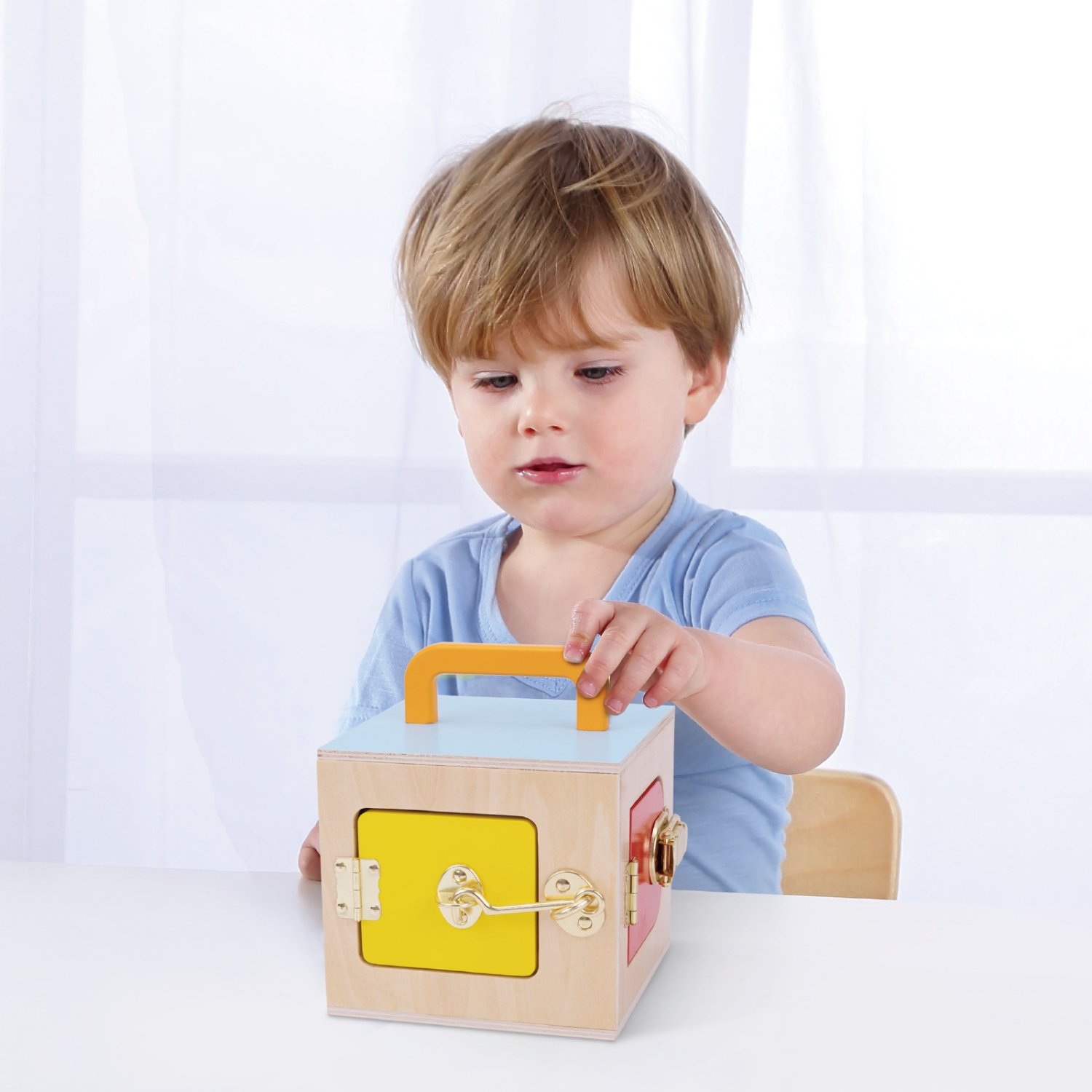 Ensemble de jouets d'apprentissage précoce TOOKYLAND - Ensemble de jeu Montessori éducatif 6-en-1; jouets en bois pour tout-petits de 3 ans et plus