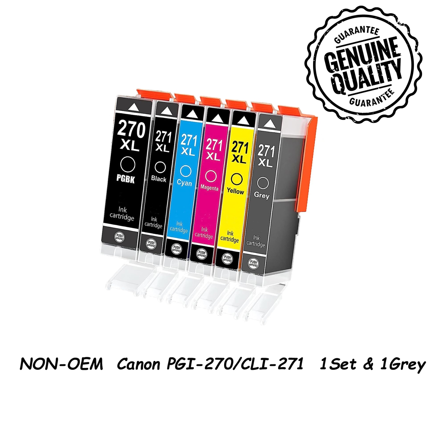 1 Set & 1GY Replacement for Canon PGI-270 CLI-271 PGI270 CLI271 Canon PIXMA MG5700 MG5720 MG5721 MG5722 MG6820 MG6821PIXMA MG6822 MG7720 TS5000 PIXMA