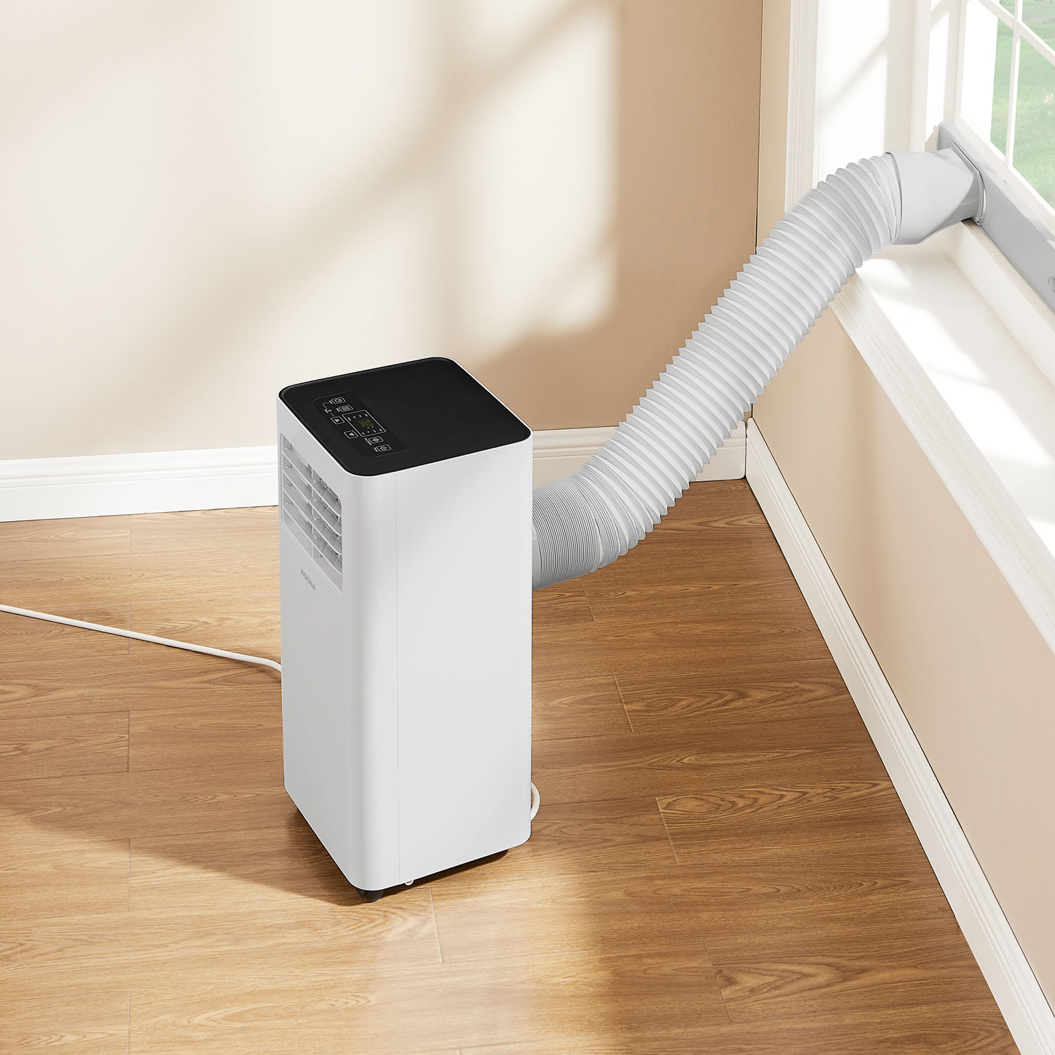 Insignia Portable Air Conditioner - 12000 BTU - White/Black - Only at Best Buy