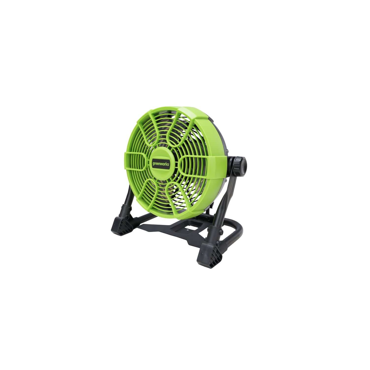 Ventilateur 24&nbsp;V Greenworks à 5 vitesses et tête rotative à 360°