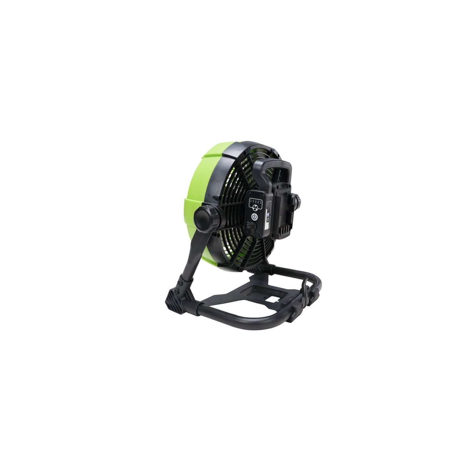 Ventilateur 24&nbsp;V Greenworks à 5 vitesses et tête rotative à 360°