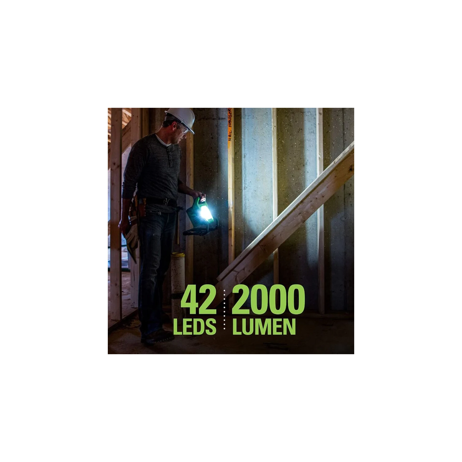 LAMPE DE TRAVAIL DEL DE 2000 LUMENS AC/DC DE 24&nbsp;V