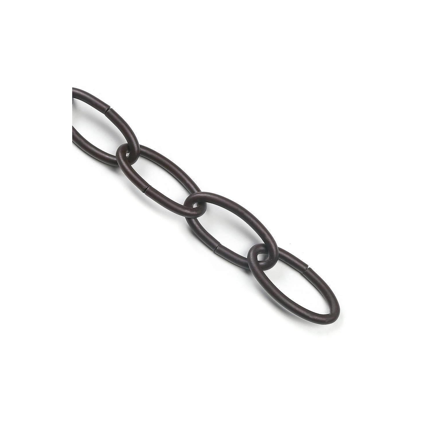 Extension Extra Gold / Noir / Brun longue chaîne 19,7ft pour lampes suspendues en îlot à lustre