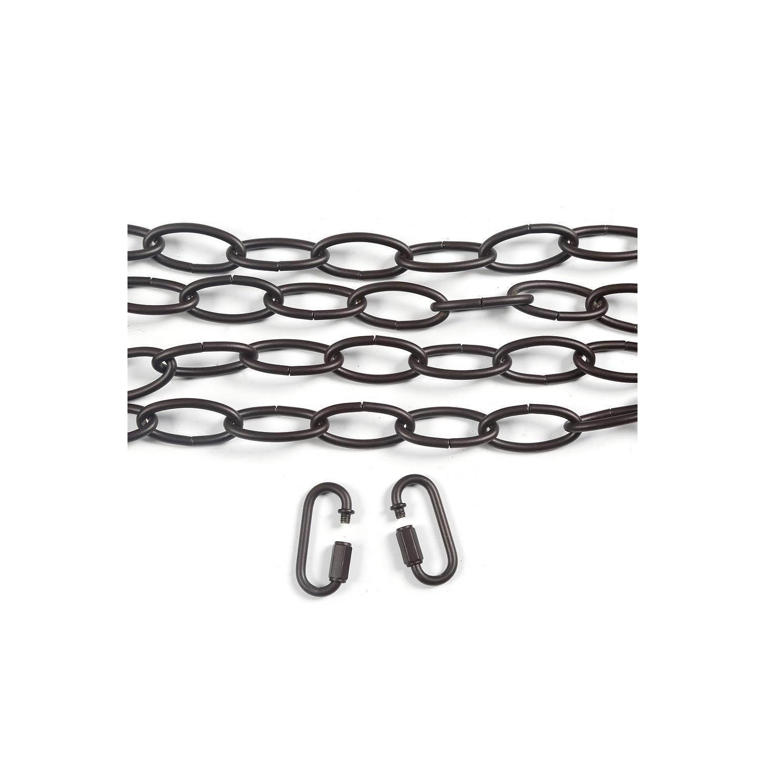 Extension Extra Gold / Noir / Brun longue chaîne 19,7ft pour lampes suspendues en îlot à lustre