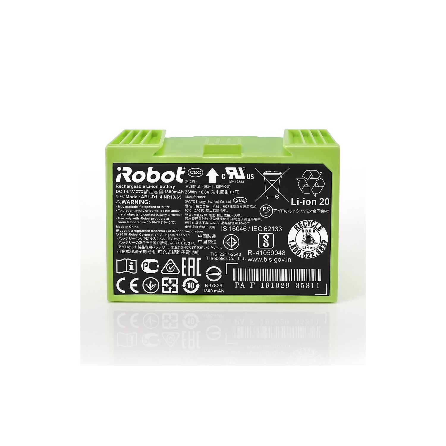 New Genuine iRobot Roomba i7 i7+ i7 Plus 7150 7156 7158 7550 7558 i7150 i7156 i7158 Battery 26WH