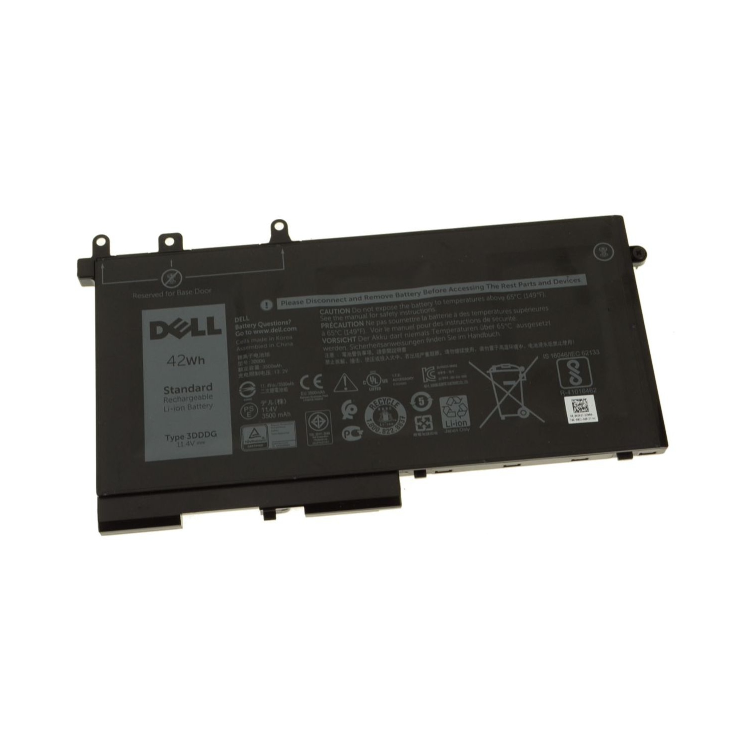 Batterie haute performance compatible Latitude 5580 5590 de Dell 42WH