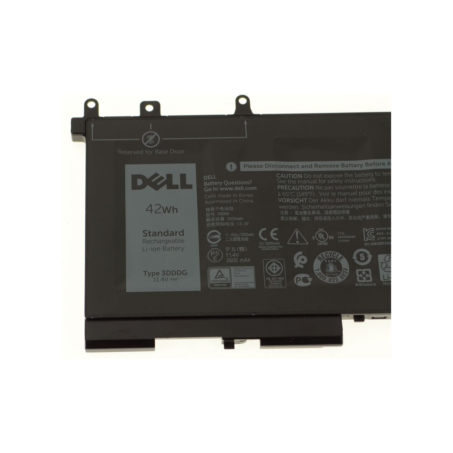 Batterie haute performance compatible Latitude 5580 5590 de Dell 42WH
