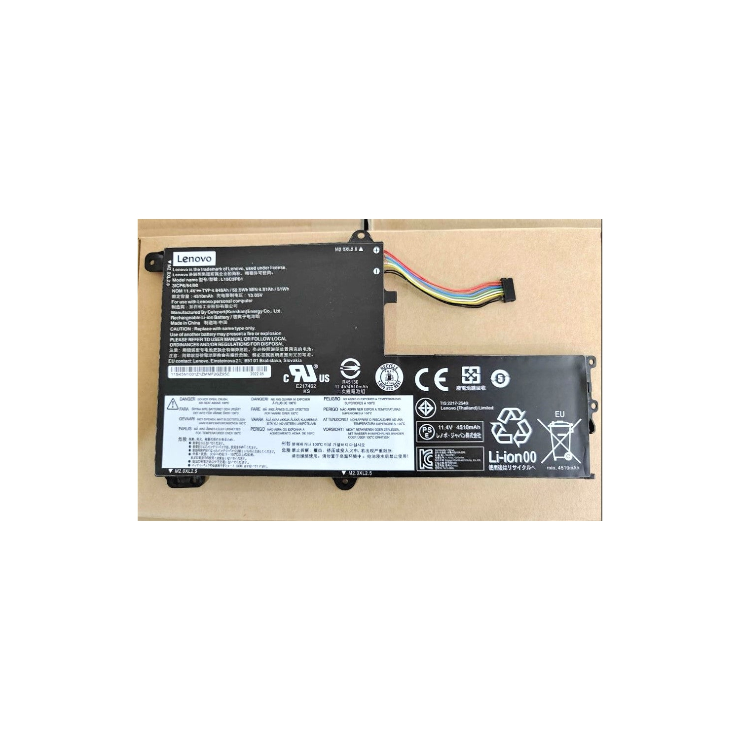 New Genuine Lenovo Flex 4-1470 4-1480 4-1570 4-1580 Battery 52.5WH