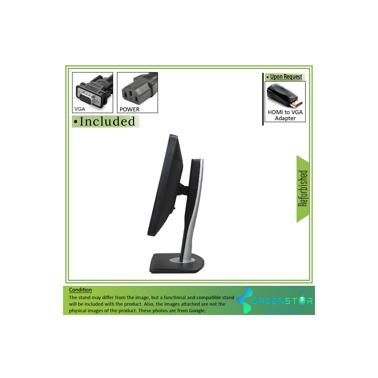 Refurbished(Good) - Dell Professional P1913 19" Widescreen 1400x900 HD+ LED Backlight LCD TN Panel Monitor