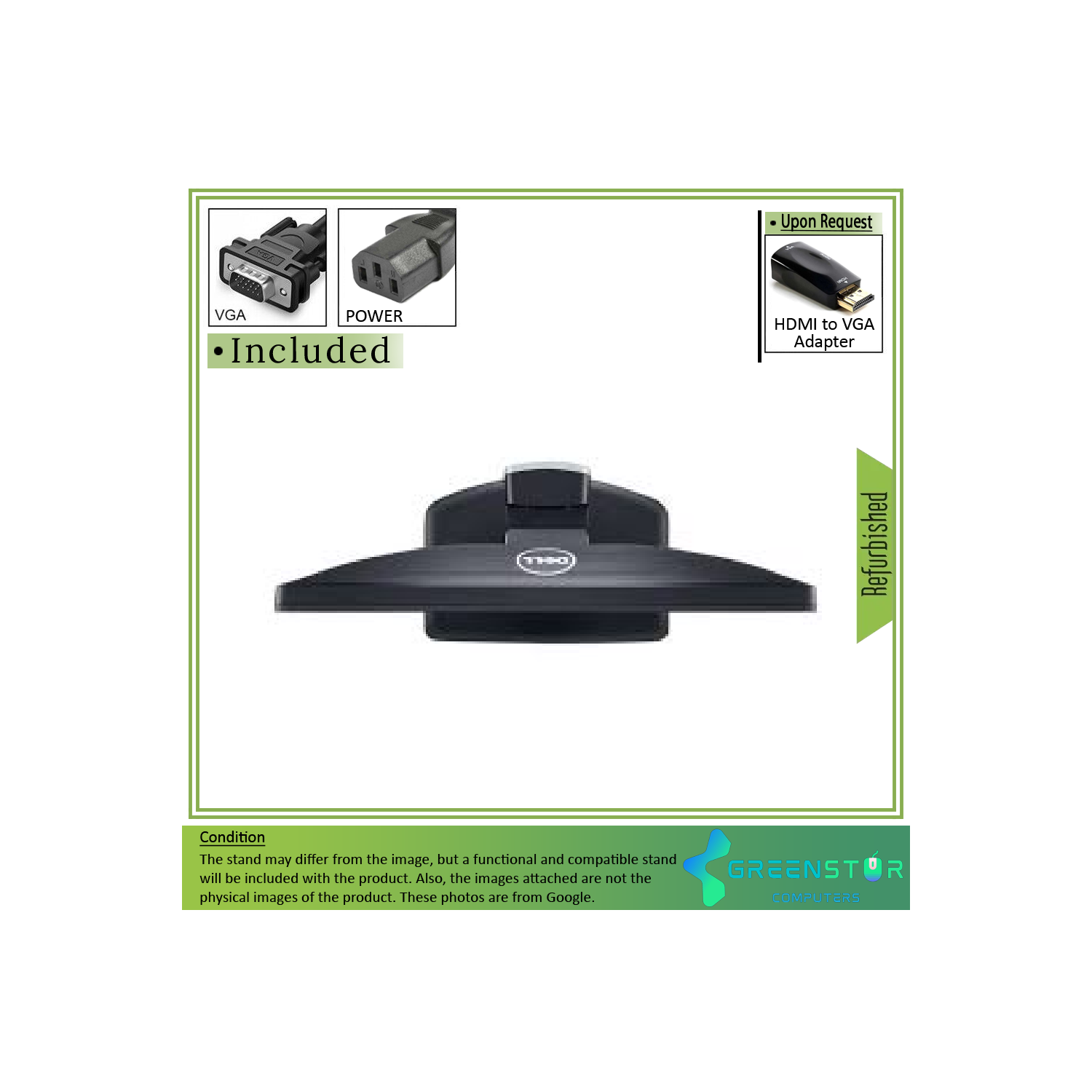 Refurbished(Good) - Dell Professional P1913 19" Widescreen 1400x900 HD+ LED Backlight LCD TN Panel Monitor