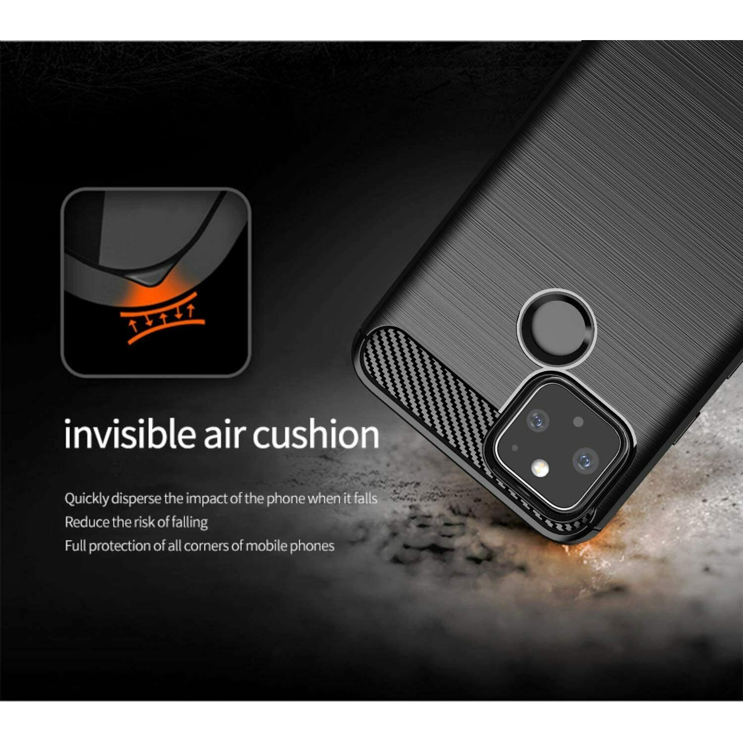 SuperShield for Google Pixel 4 Case With Screen Protector, Soft Silicone Protection Shockproof Phone Case Cover for Google Pixel 4