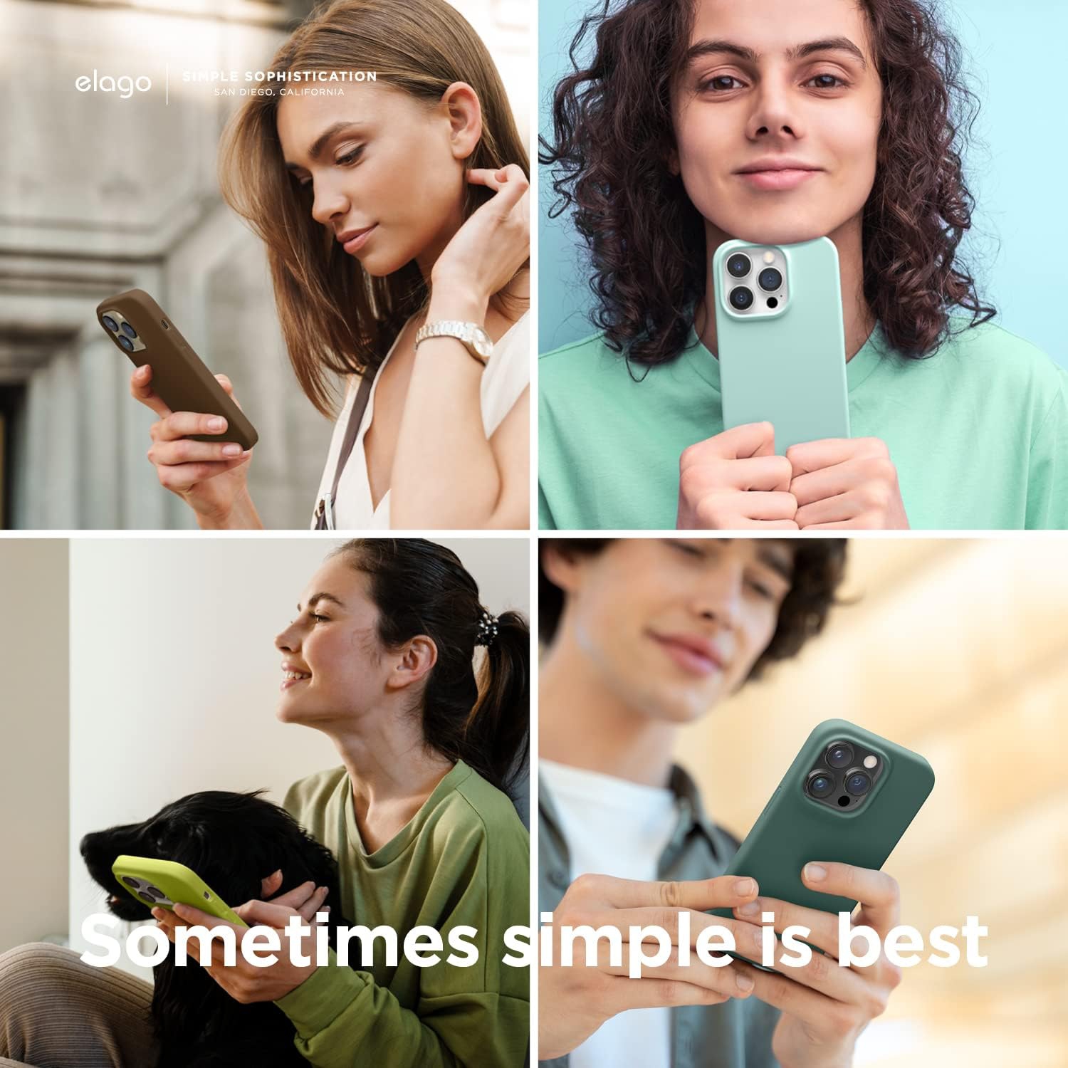 elago Compatible with iPhone 14 Pro Case, Liquid Silicone Case, Full Body Protective Cover, Shockproof, Slim Phone Case, Anti-Scratch Soft Microfiber