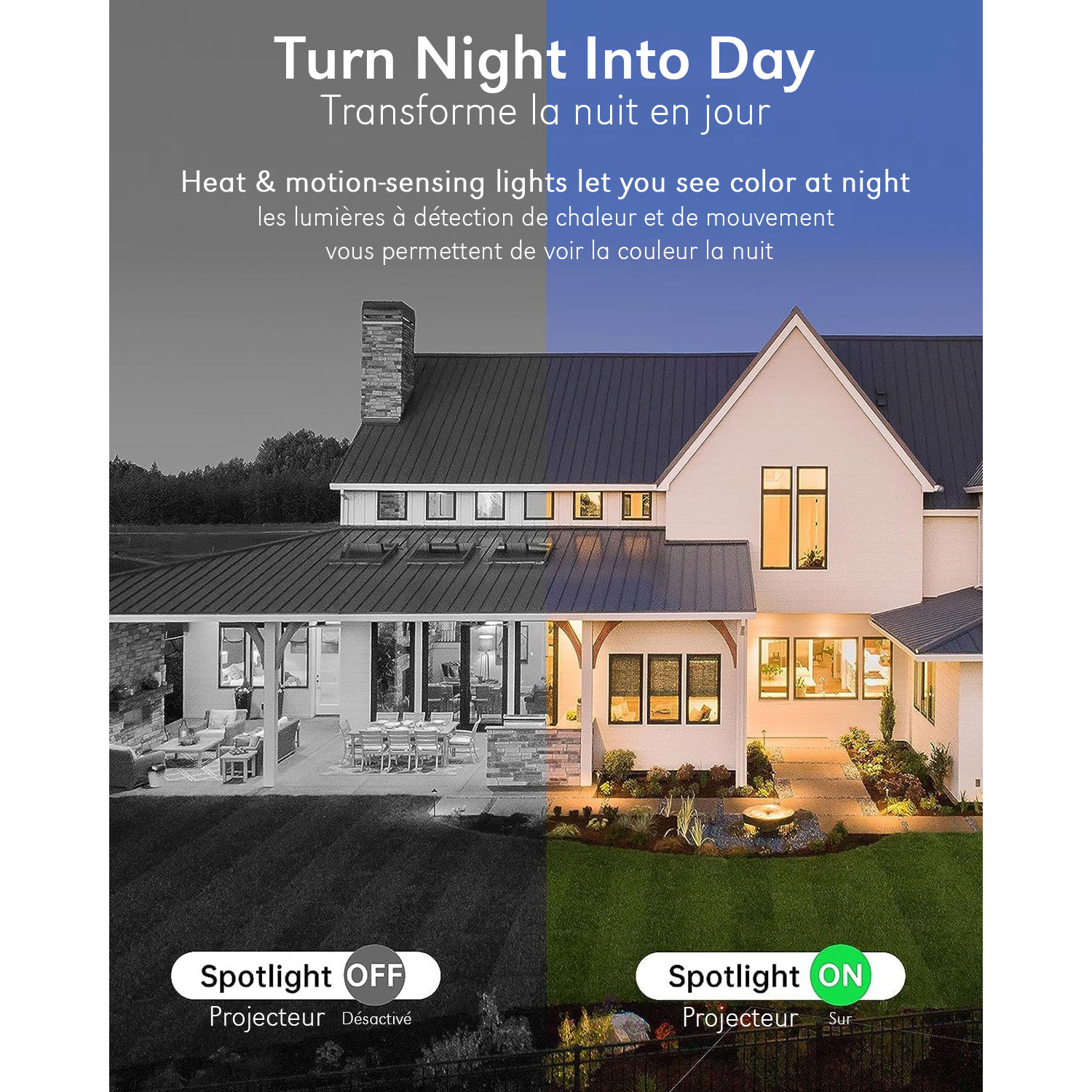 Système de surveillance sans fil avec enregistreur vidéo en réseau 64 Go 4 canaux avec 4 caméras compactes HD intégrale Fourtify de Swann - Blanc