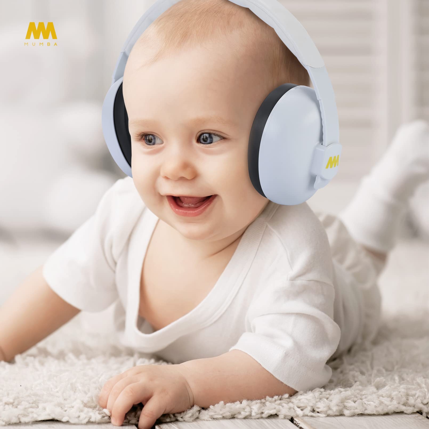 Baby Ear Protection Noise Cancelling Headphones for Babies and Toddlers - Mumba Baby Earmuffs - Ages 3-24+ Months