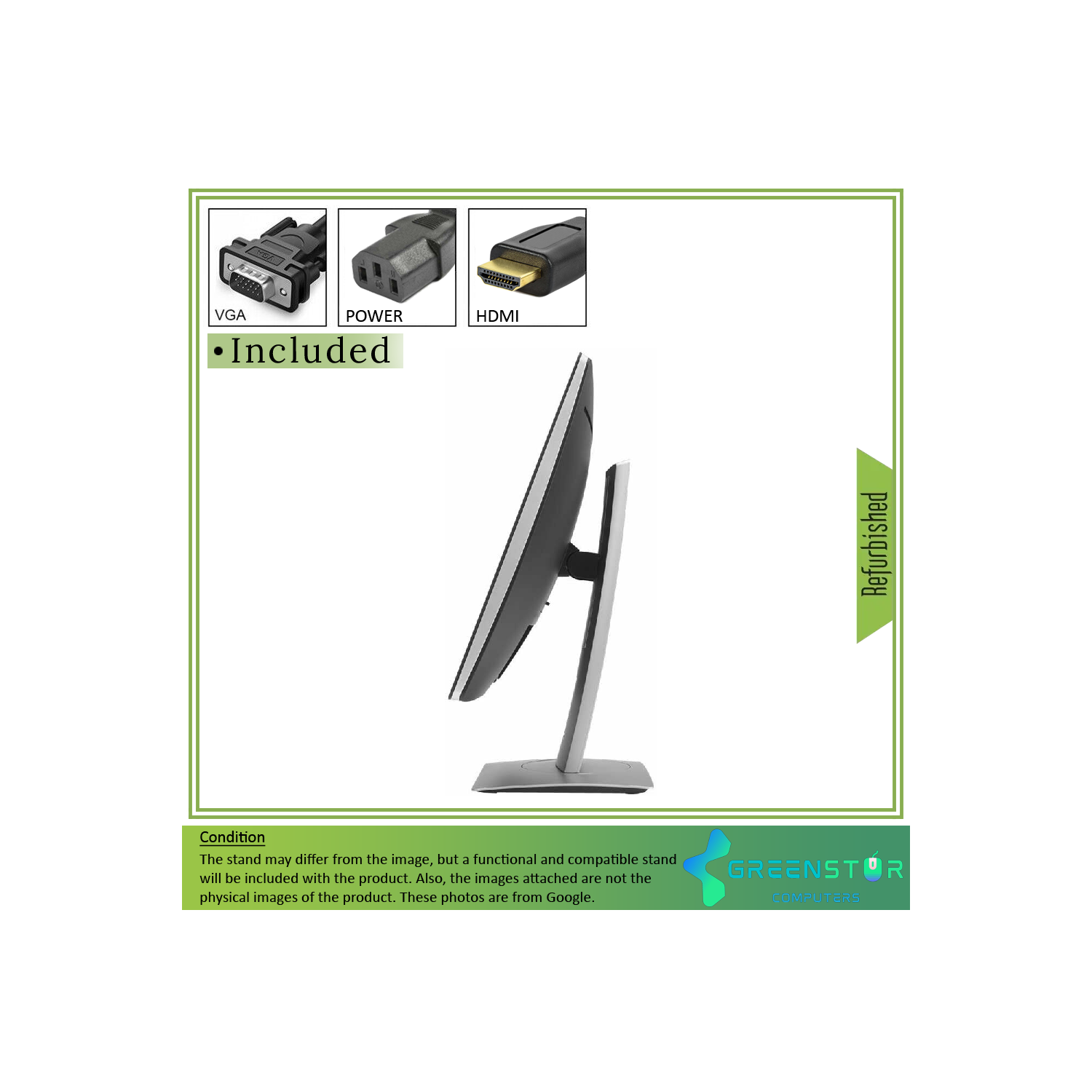 Refurbished(Good) - HP EliteDisplay E232 23" 1920x1080 FHD LED Backlight LCD IPS Monitor