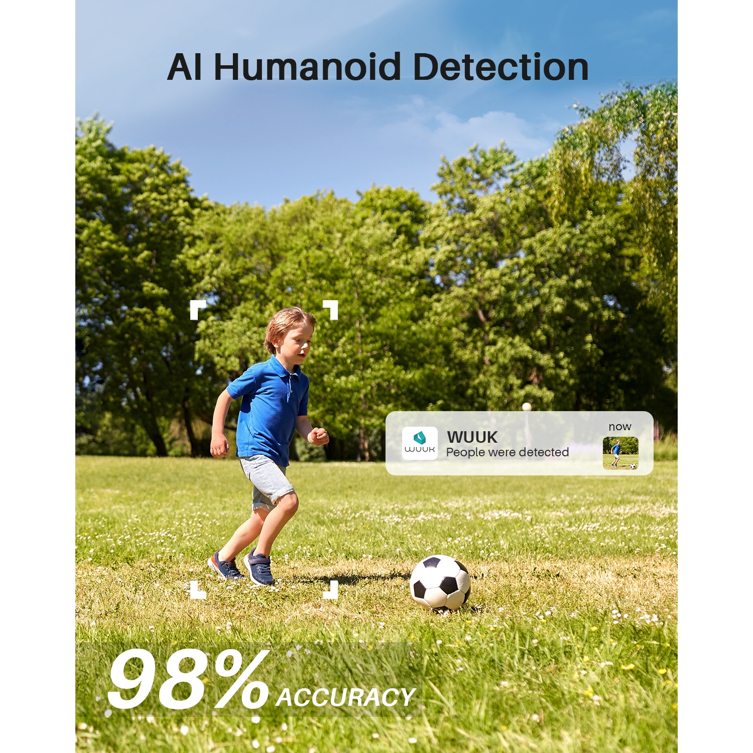 WUUK Security Cameras Wireless Outdoor 2K-only BestBuy, 3 Cams Kit, 32GB Homebase Support Up to 8 Cams, No Monthly Fee, 2.4/5 GHz WiFi, Compatible