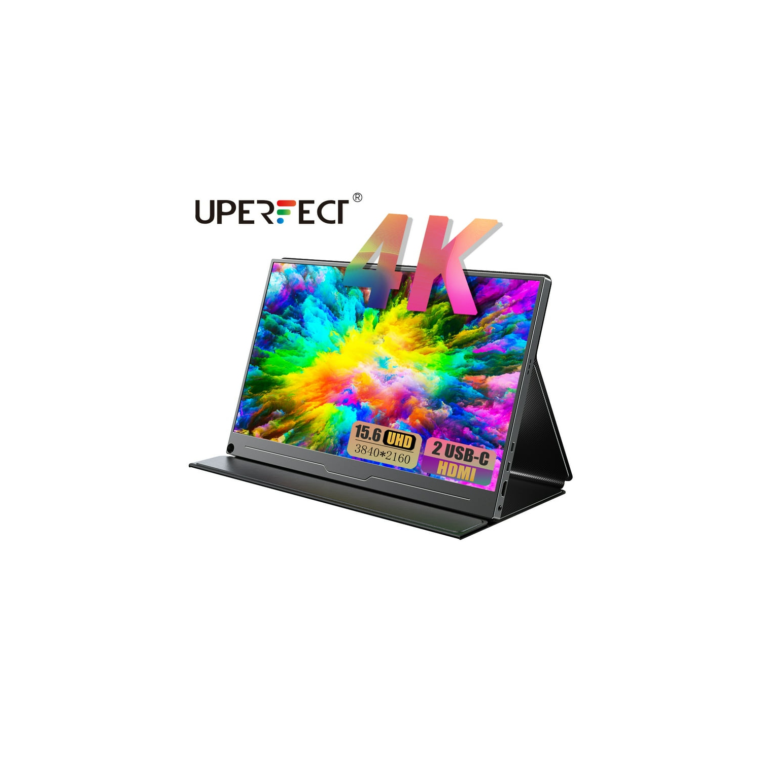 UPERFECT 4K UHD 15.6" Portable Monitor IPS Screen 3840*2160 Display For Raspberry Pi 2023