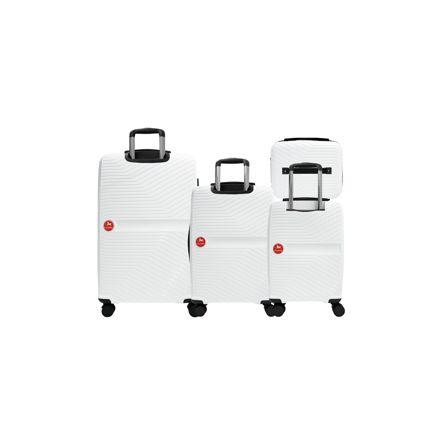 Ensemble de 4 valises rigides colorées Cavalinho - Blanc (68020004)