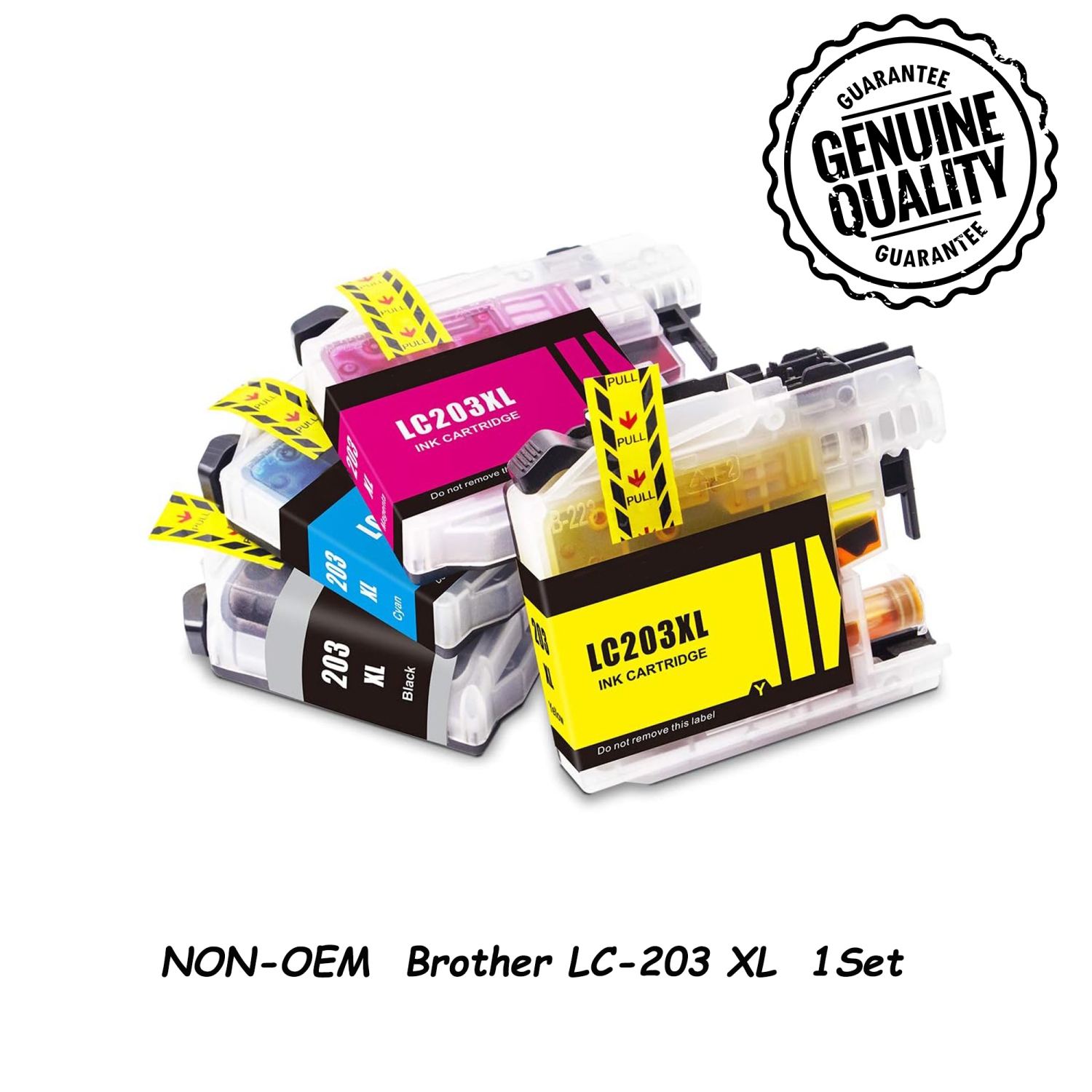 1Set Compatible Replacement for Brother LC203 LC201 LC201XL LC203XL lc-203 Ink to Work with Brother MFC-J460DW J480DW J485DW J680DW J880DW J885DW