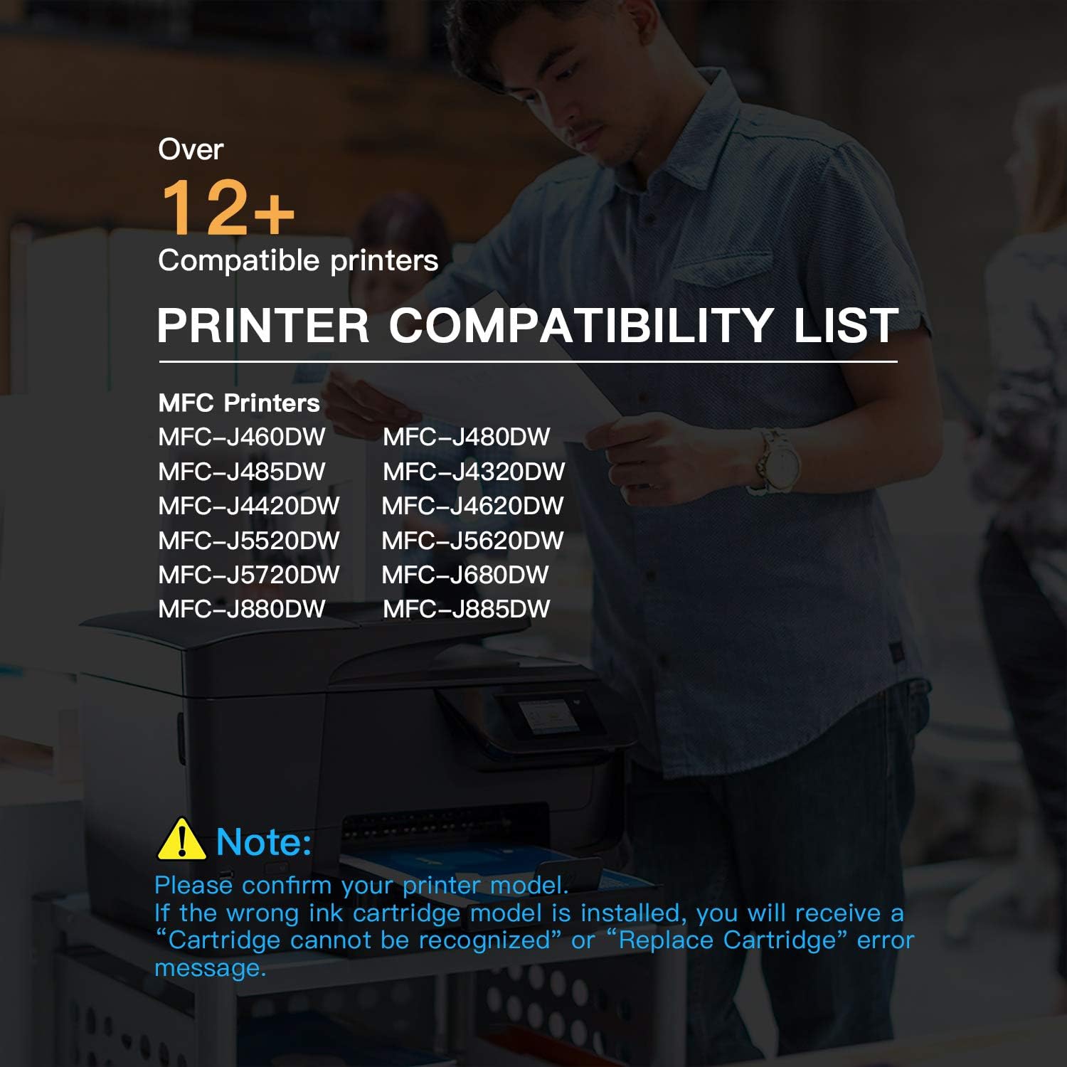 1Set Compatible Replacement for Brother LC203 LC201 LC201XL LC203XL lc-203 Ink to Work with Brother MFC-J460DW J480DW J485DW J680DW J880DW J885DW