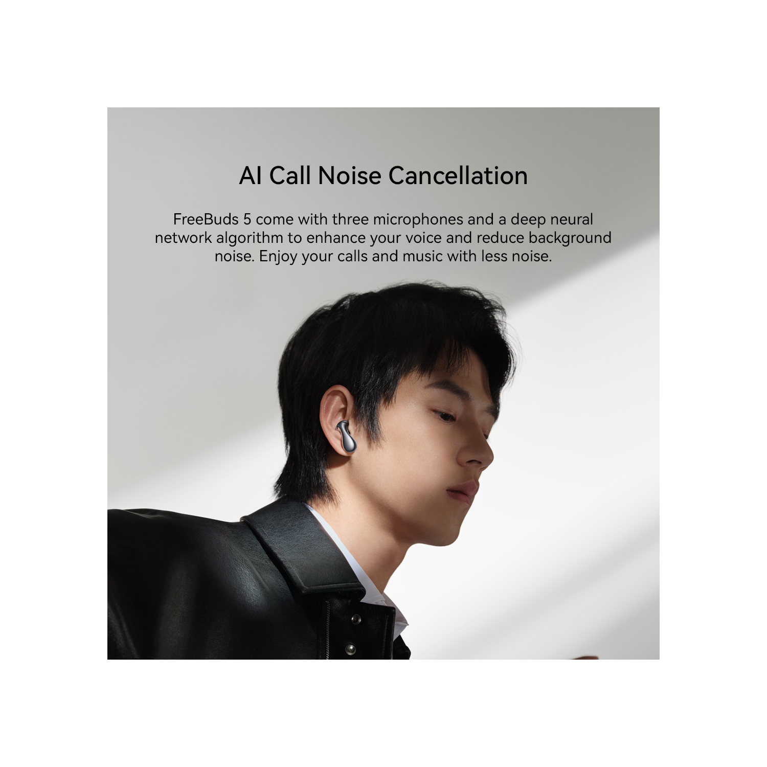 HUAWEI FreeBuds 5 Wireless Earbuds - Bluetooth Earphones with Noise Cancelling, Curved In Ear with Optimal Fit, Long Battery Life, Water Resistant,