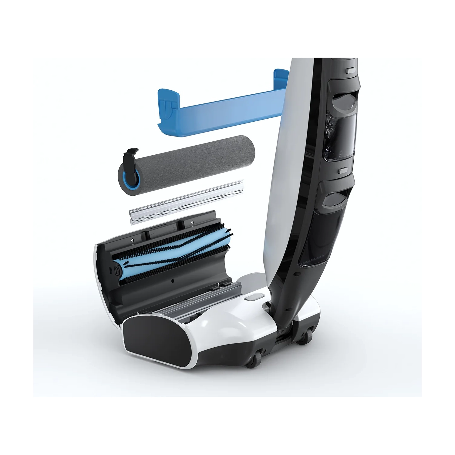 HIZERO Bionic Hard Floor Cleaner,Lightweight Cordless Wet Dry Electric Mop, Quiet Stick Hardwood Floors Cleaners, No Suction As Vacuums, Sweep Mop