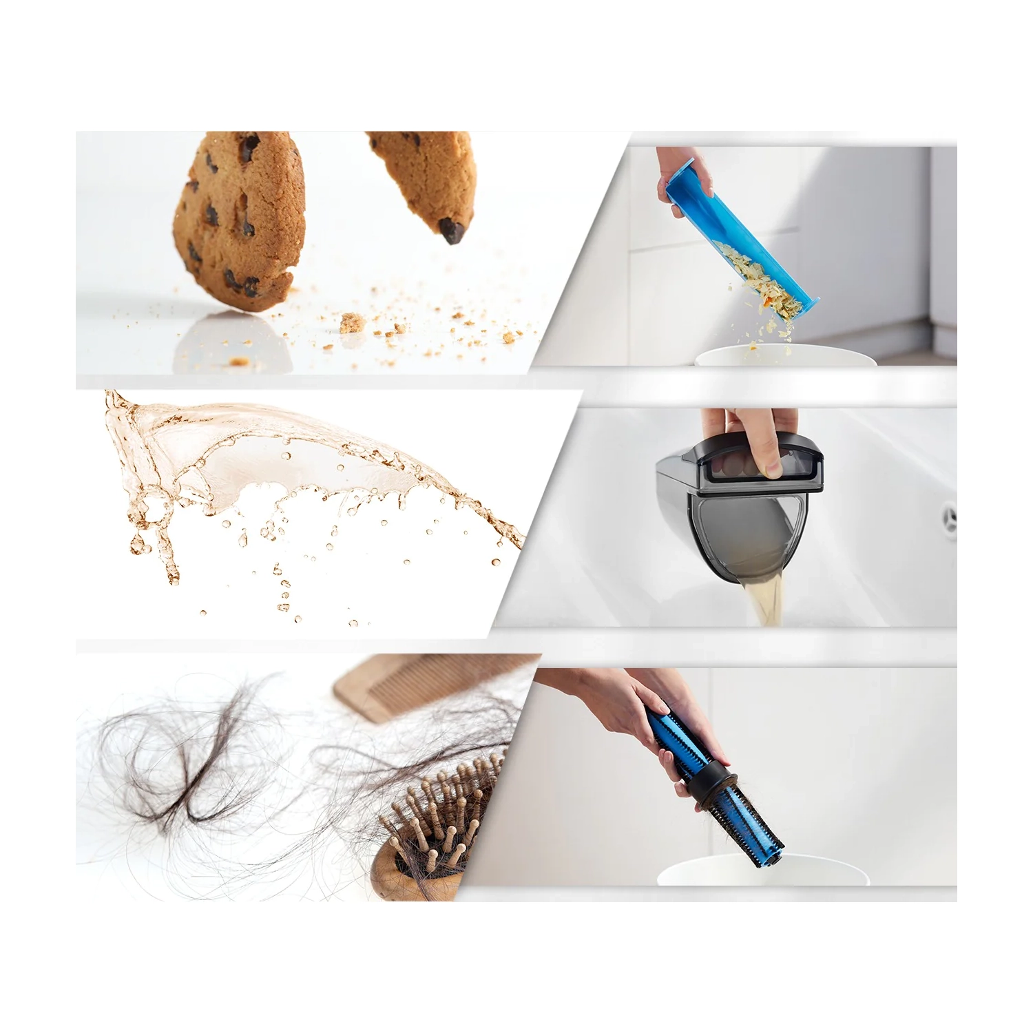 HIZERO Bionic Hard Floor Cleaner,Lightweight Cordless Wet Dry Electric Mop, Quiet Stick Hardwood Floors Cleaners, No Suction As Vacuums, Sweep Mop