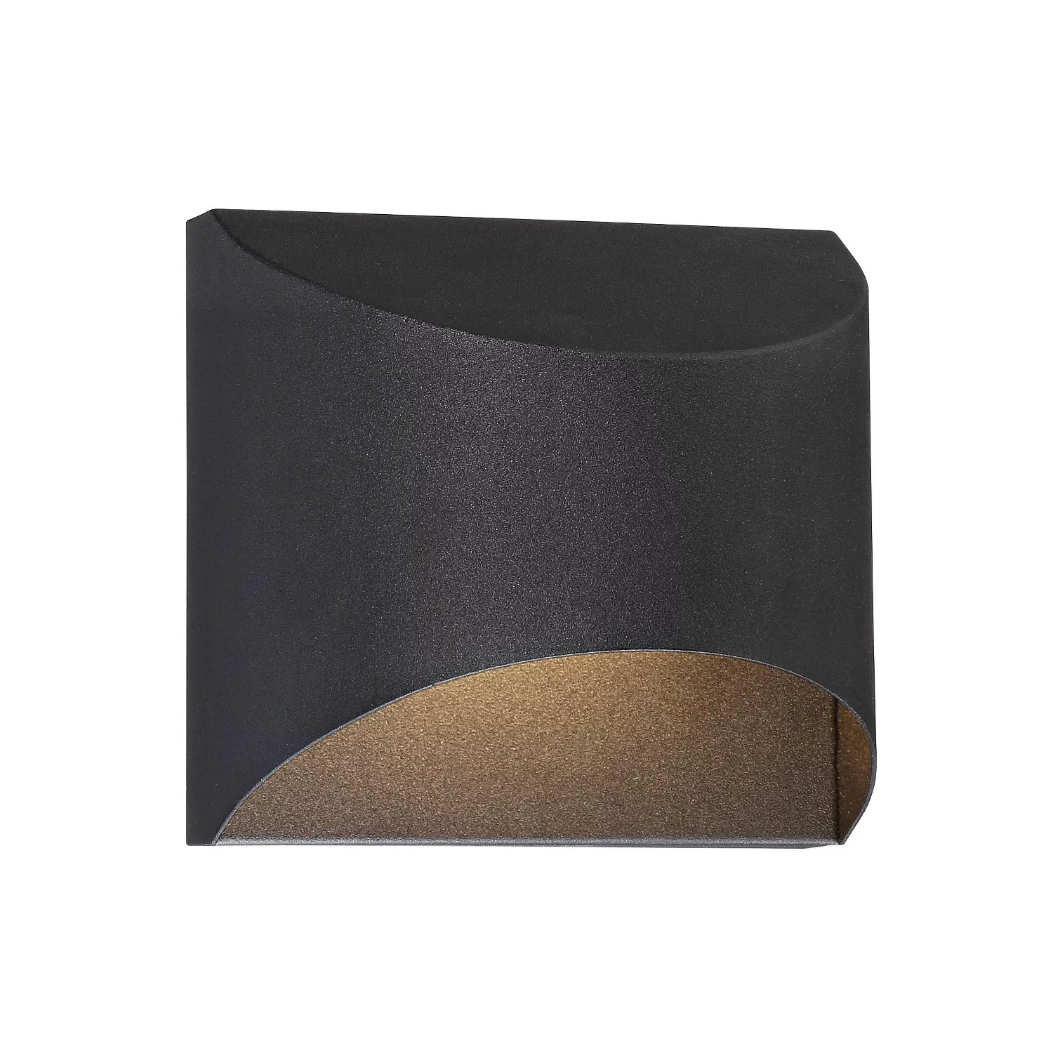 Ratner – Luminaire mural extérieur moderne à DEL noir ciel foncé 5 1/2 po pour terrasse extérieure de terrasse de la grange