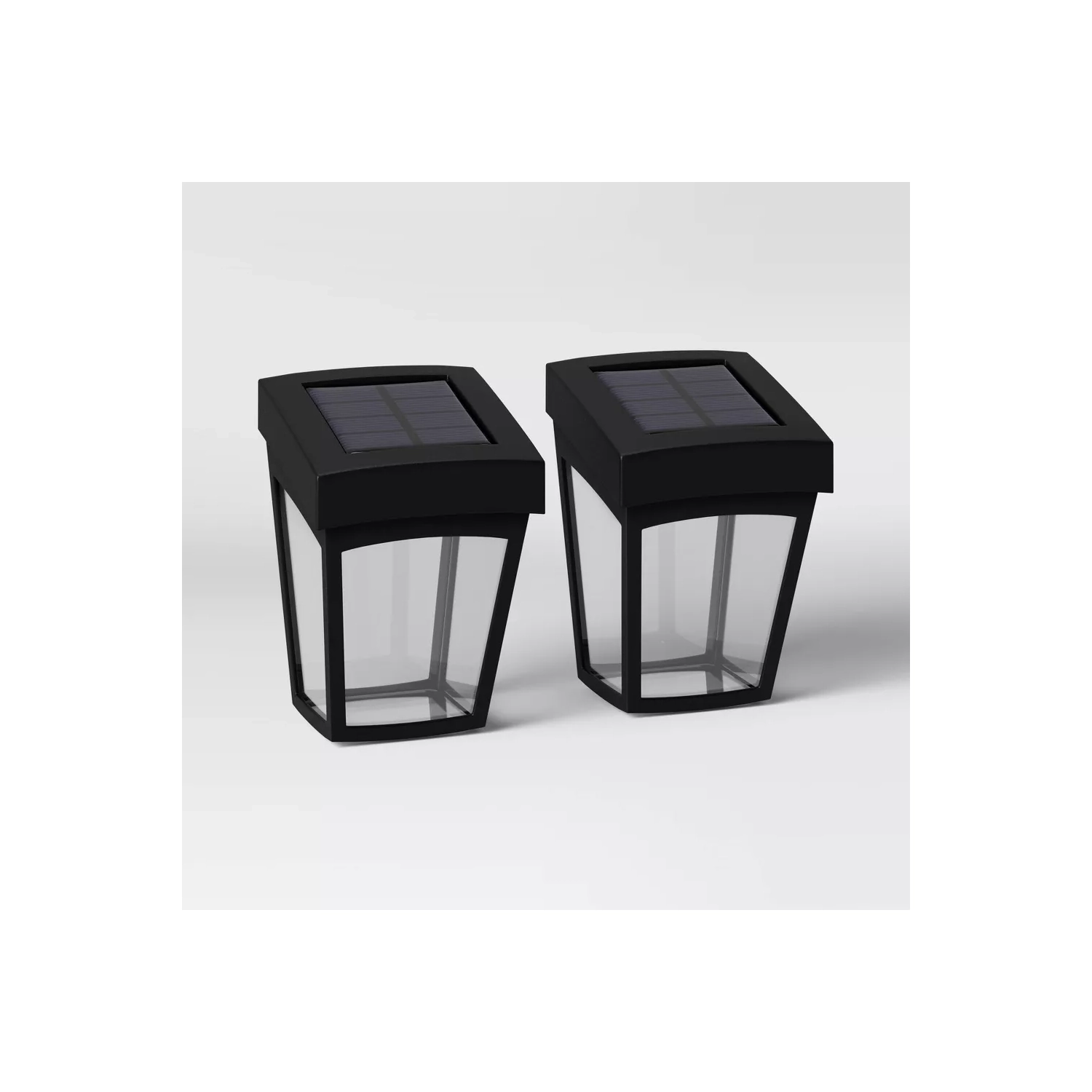 2PK lanternes à DEL pour l'extérieur, noires