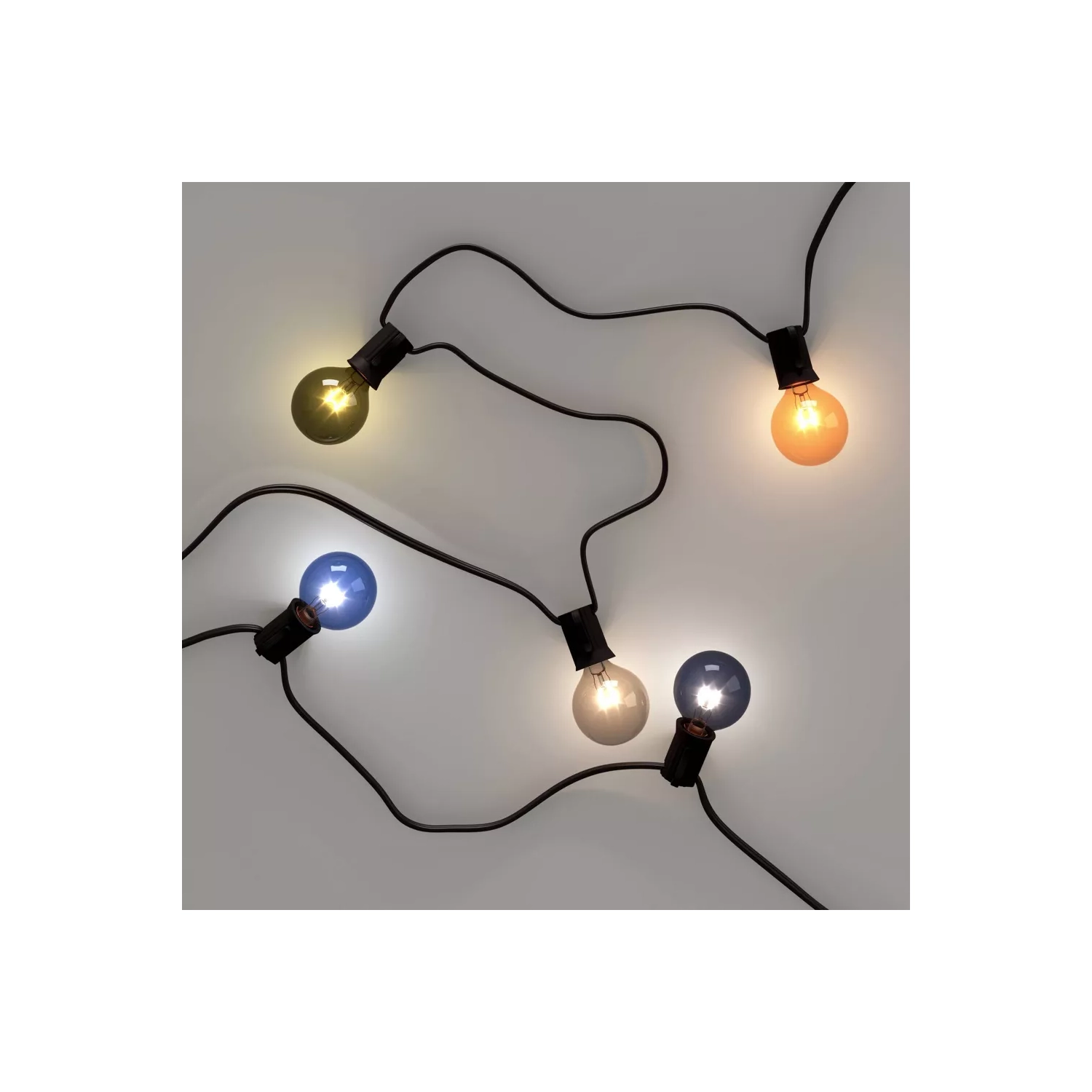 20ct Incandescent Glass G40 Bulbs