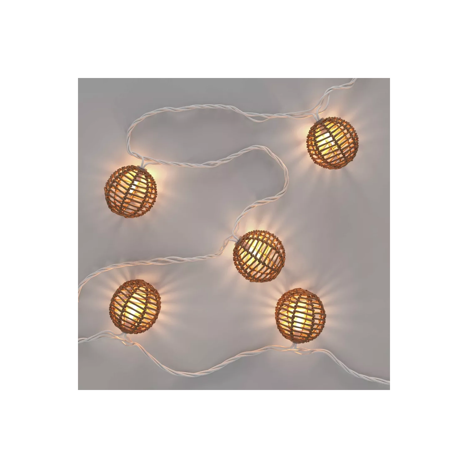 10ct mini-lampes incandescentes avec globe naturel