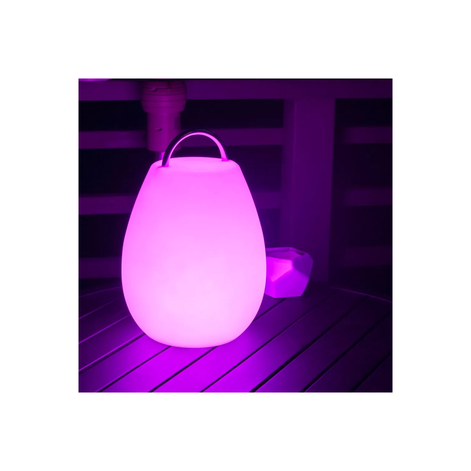 Lampe de table d'extérieur Wander de 12,6 po - Blanc - Mooni