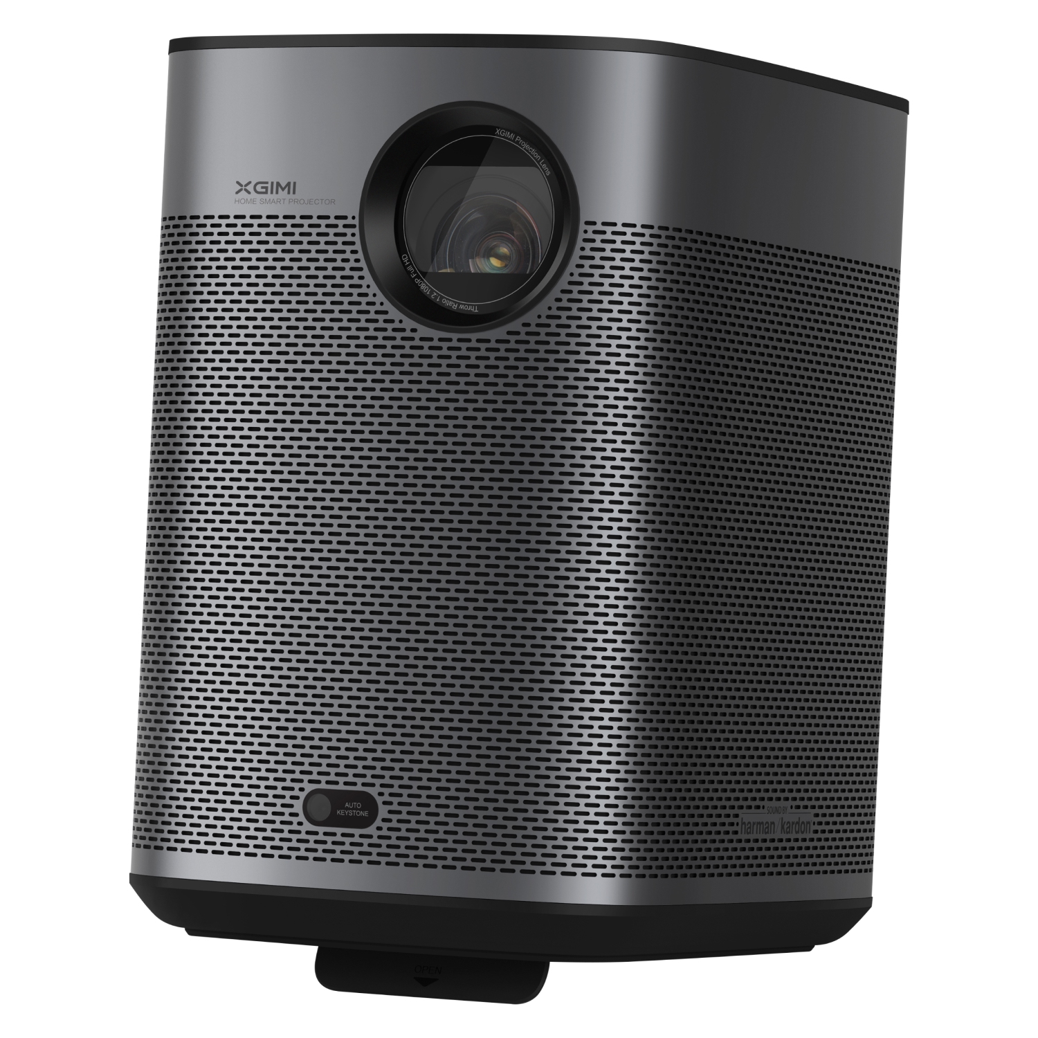 XGIMI Halo+ True 1080p Portable Projector, 700 ISO Lumen, Harman Kardon Speakers, WiFi Bluetooth, Auto Focus, Auto Keystone Correction, Android TV 4K Supported, Open Box - Like New