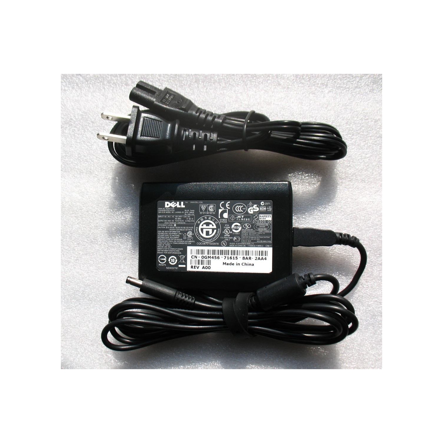 Genuine 45W 19.5V 2.31A AC Adapter Laptop Charger For Dell Inspiron P51F P25T P24T P57G