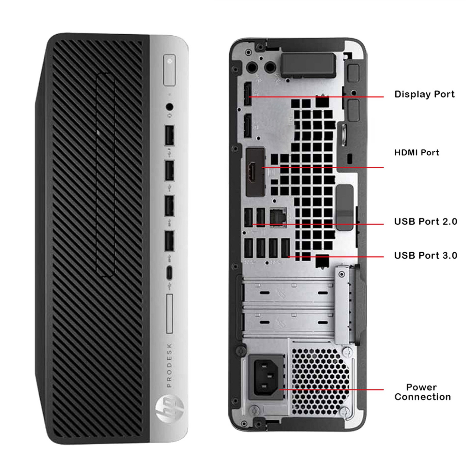 Refurbished (Good) - Hp Prodesk 600 G4 SFF Business Desktop PC