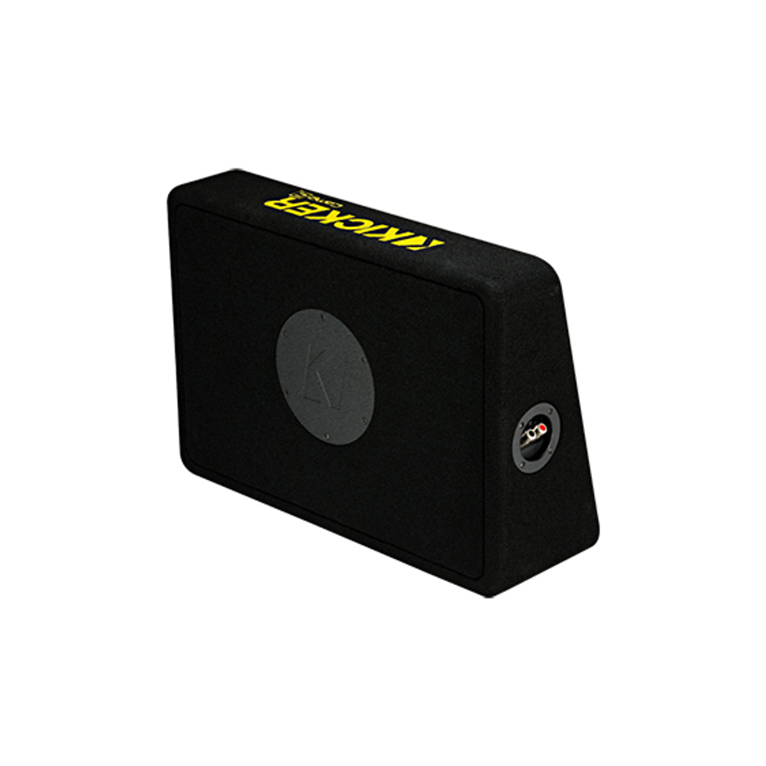 Kicker 44TCWC102 CompC 10-inch Sub in Thin Profile Enclosure, 2-Ohm, RoHS Compliant