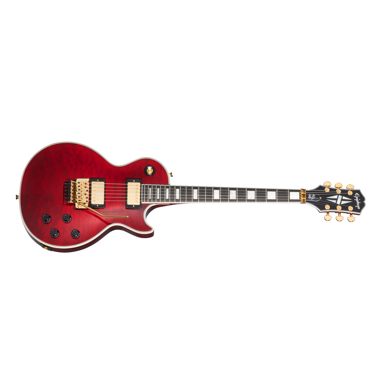 Epiphone Alex Lifeson Les Paul Axcess Quilt - Ruby Red