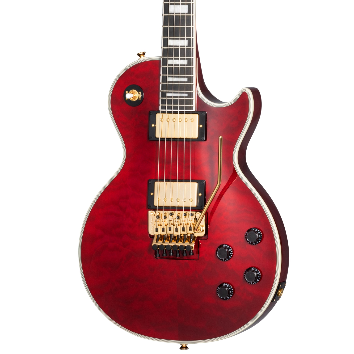 Epiphone Alex Lifeson Les Paul Axcess Quilt - Ruby Red