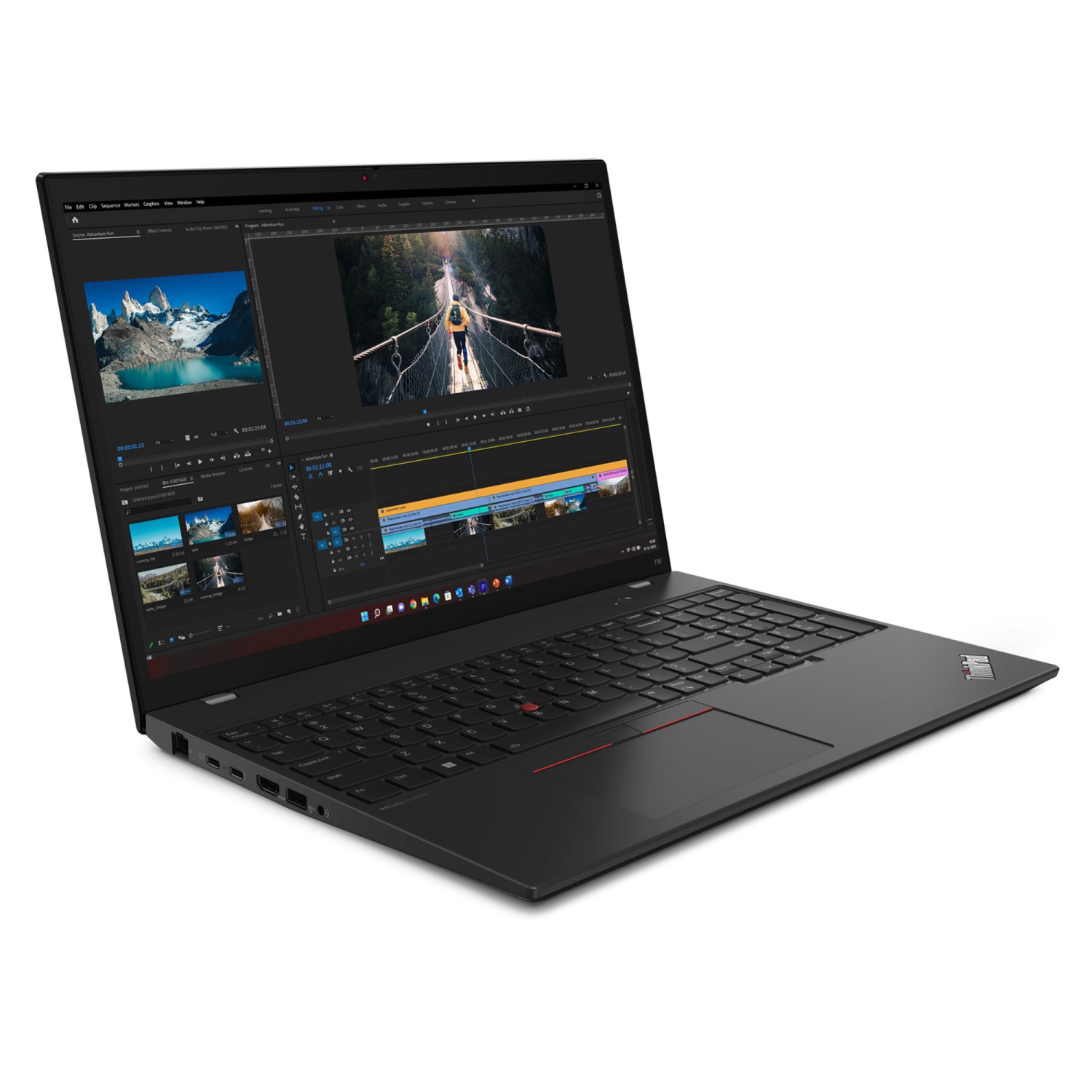 Lenovo ThinkPad T16 Gen 2 Intel Laptop, 16" IPS 60Hz, i7-1365U, UHD Graphics, 16GB, 512GB